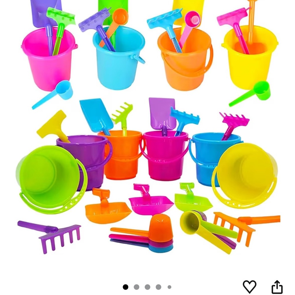 Can be sand toys or used for drinks and desserts!!
